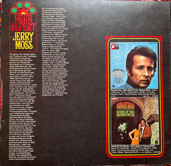 Cover zu Various - A Taste Of A&M Records | 1967 | Vinyl | Jazz, Latin | Germany