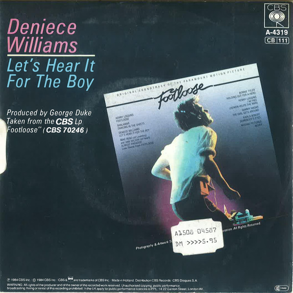 Cover zu Deniece Williams - Let's Hear It For The Boy | 1984 | Vinyl | Pop | Germany Schallplatten Ankauf