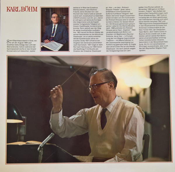 Cover zu Wolfgang Amadeus Mozart - Karl Böhm, Concertgebouworkest - Sinfonie Nr. 40 G-Moll KV 550 / Sinfonie Nr. 41 C-Dur »Jupiter« | Vinyl | Classical | Germany