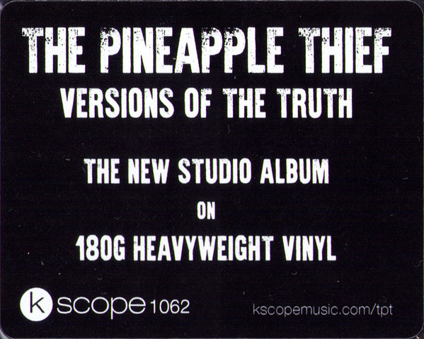 Cover zu The Pineapple Thief - Versions Of The Truth | 2020 | Vinyl | Rock | Europe
