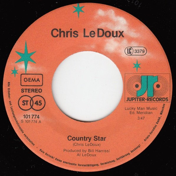 Cover zu Chris LeDoux - Country Star | 1980 | Vinyl | Folk, World, & Country | Germany Schallplatten Ankauf