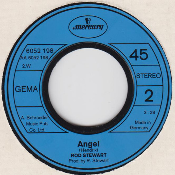 Cover zu Rod Stewart - What Made Milwaukee Famous / Angel | 1972 | Vinyl, 7