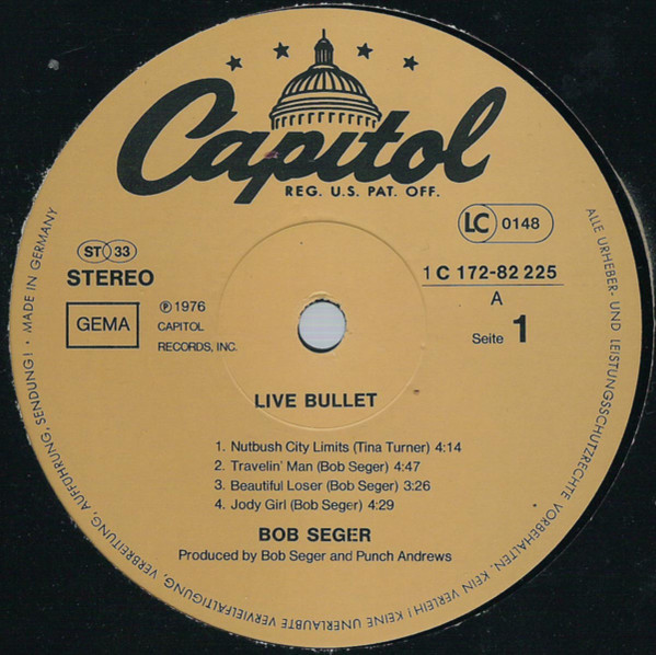 Cover zu Bob Seger And The Silver Bullet Band - 'Live' Bullet | Vinyl | Rock, Folk, World, & Country | Germany