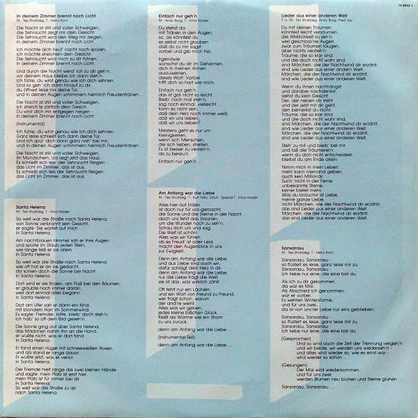 Cover zu Andy Borg - Am Anfang War Die Liebe | 1986 | Vinyl | Pop | Germany