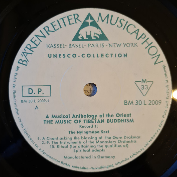 Cover zu The Nyingmapa Sect / The Kagyupa Sect - Tibet I (The Music Of Tibetan Buddhism) | Vinyl | Non-Music, Folk, World, & Country | Germany