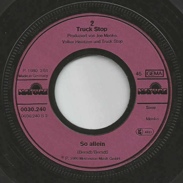 Cover zu Truck Stop (2) - Der Wilde Wilde Westen | 1980 | Vinyl | Rock | Germany Schallplatten Ankauf