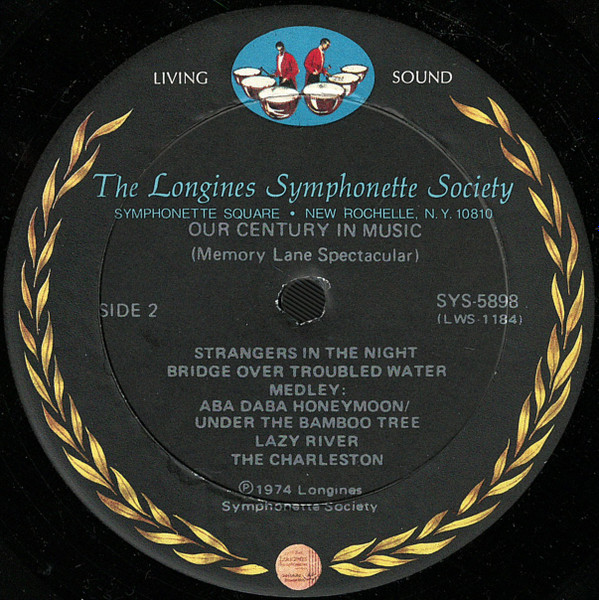 Cover zu The Longines Symphonette - Memory Lane Spectacular | 1974 | Vinyl | Jazz | US
