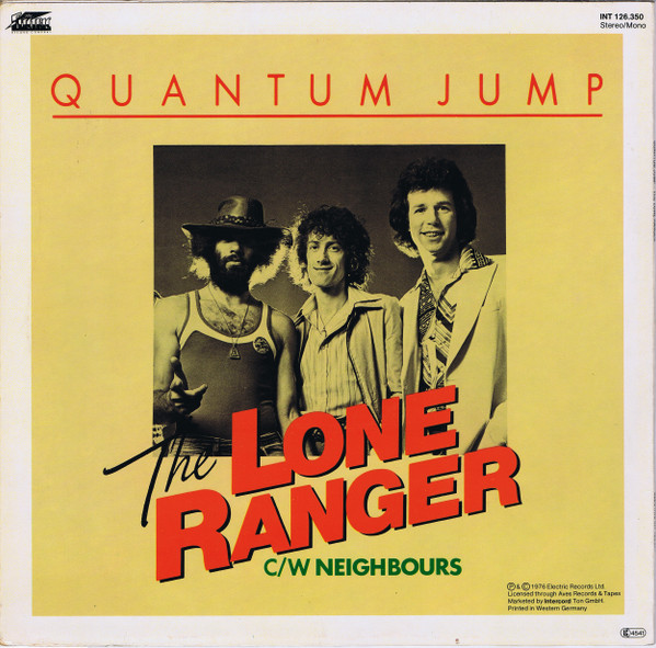 Cover zu Quantum Jump - The Lone Ranger | 1979 | Vinyl | Rock, Funk / Soul | Germany