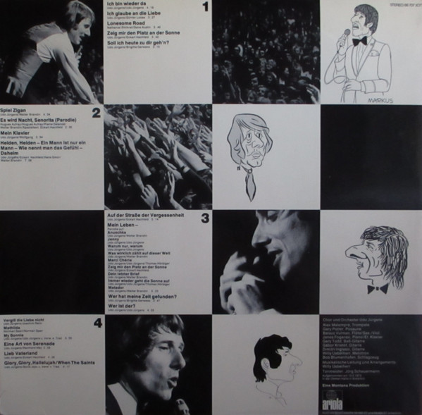 Cover zu Udo Jürgens - Udo In Concert - Europatournee '73 | 1973 | Vinyl, LP, Album, Stereo | Jazz, Pop | Germany Schallplatten Ankauf