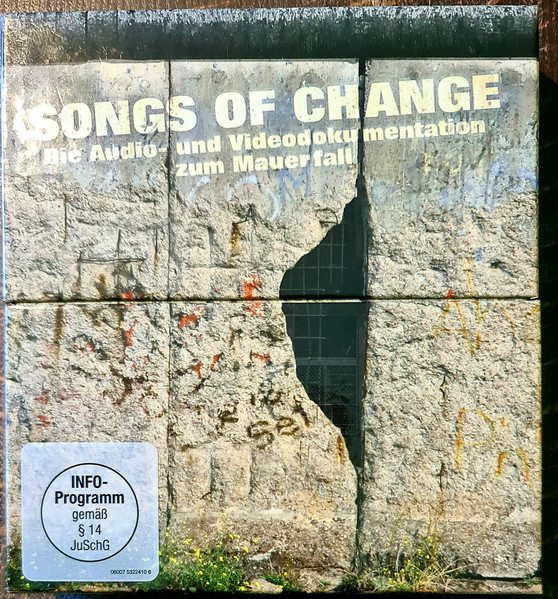 Cover zu Various - Songs Of Change (Die Audio- Und Videodokumentation Zum Mauerfall) | 2009 | Vinyl | Rock, Pop | Europe Schallplatten Ankauf