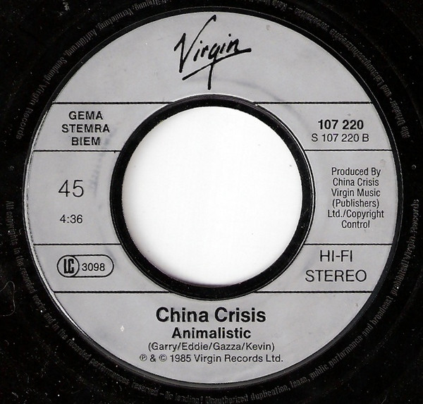 Cover zu China Crisis - Black Man Ray | 1985 | Vinyl | Electronic | Europe