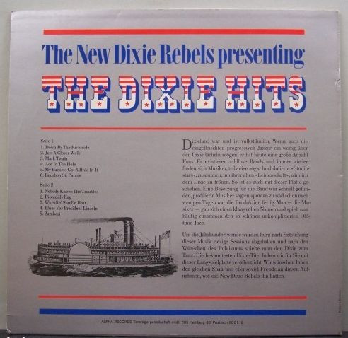 Cover zu The New Dixie Rebels - The Dixie Hits | Vinyl | Jazz | Germany