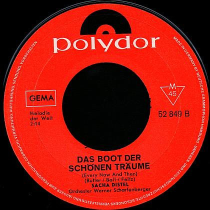 Cover zu Sacha Distel - Irene Von Avignon | 1967 | Vinyl | Pop | Germany