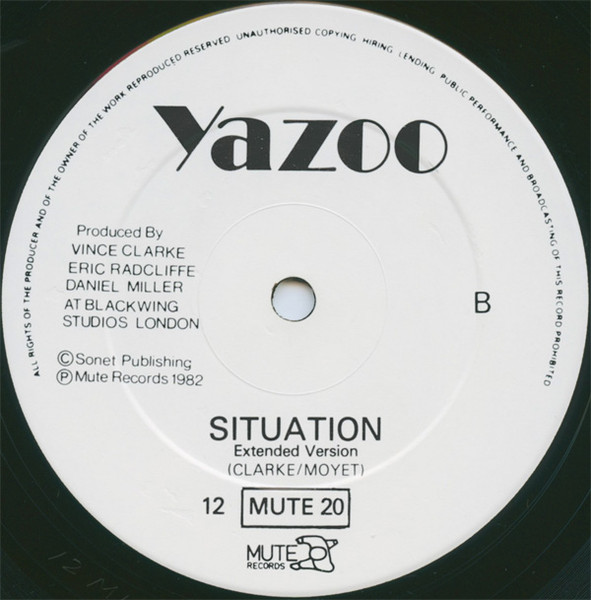 Cover zu Yazoo - Only You | 1982 | Vinyl, 12