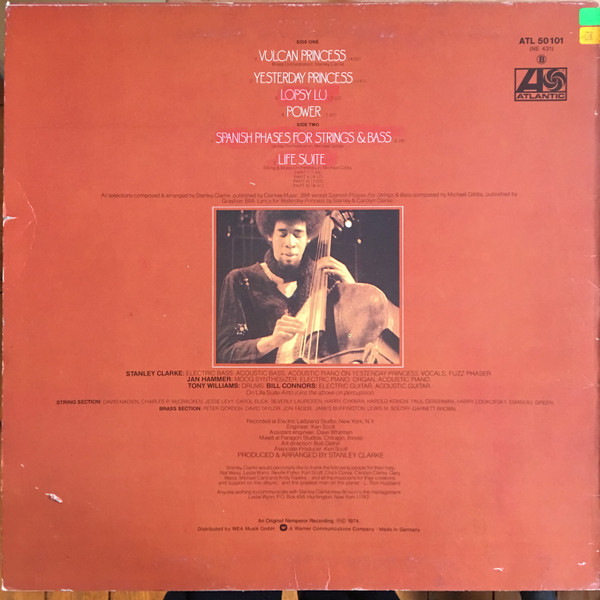 Cover zu Stanley Clarke - Stanley Clarke | Vinyl | Jazz | Germany