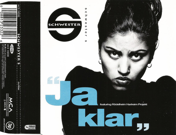 Cover zu Schwester S. Featuring Rödelheim Hartreim Projekt - Ja Klar | 1995 | Vinyl | Hip Hop | Germany Schallplatten Ankauf