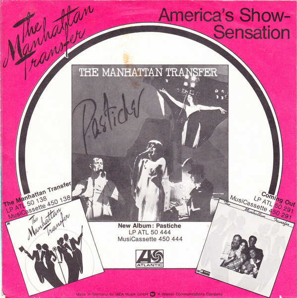 Cover zu The Manhattan Transfer - Where Did Our Love Go | 1978 | Vinyl | Jazz, Pop | Germany Schallplatten Ankauf