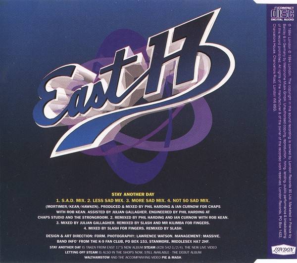 Cover zu East 17 - Stay Another Day | 1994 | Vinyl | Electronic | Netherlands Schallplatten Ankauf