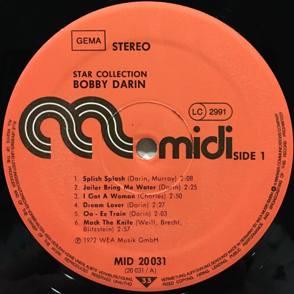 Cover zu Bobby Darin - Star-Collection | Vinyl | Jazz, Rock, Pop, Folk, World, & Country | Germany