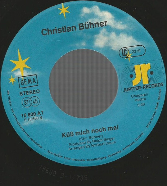 Cover zu Christian Bühner - Night Fever (Jeden Samstag Abend) | 1978 | Vinyl | Funk / Soul, Pop | Germany Schallplatten Ankauf