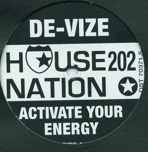 Cover zu De-Vize - Activate Your Energy | 1998 | Vinyl | Electronic | Germany Schallplatten Ankauf