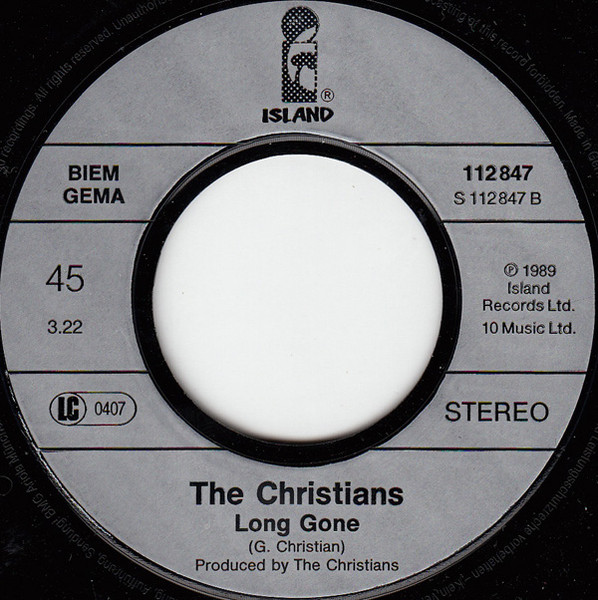 Cover zu The Christians - Words | 1989 | Vinyl | Funk / Soul, Pop | Europe Schallplatten Ankauf