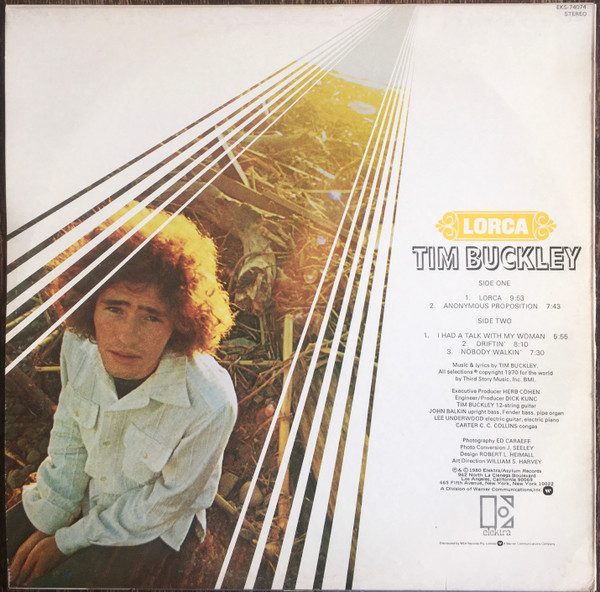 Cover zu Tim Buckley - Lorca | 1980 | Vinyl | Jazz, Rock, Folk, World, & Country | Australia