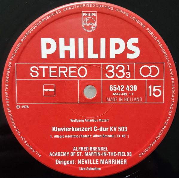 Cover zu Alfred Brendel, Wolfgang Amadeus Mozart, The Academy Of St. Martin-in-the-Fields, Sir Neville Marriner - 13 Klavierkonzerte = Piano Concertos = Concertos Pour Piano | 1979 | Classical