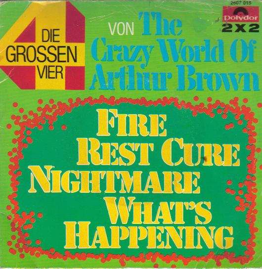 Cover zu The Crazy World Of Arthur Brown - Die Grossen Vier Von The Crazy World Of Arthur Brown | Vinyl | Rock | Germany