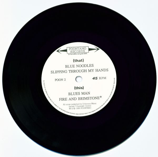 Cover zu Sink (4) - On The Tracks Feeling Blue | 1989 | Vinyl | Rock | UK