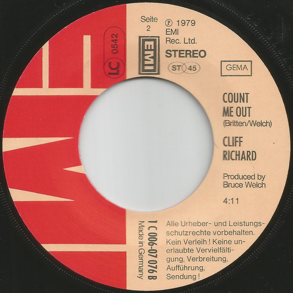 Cover zu Cliff Richard - We Don't Talk Anymore | 1979 | Vinyl | Rock, Pop | Germany