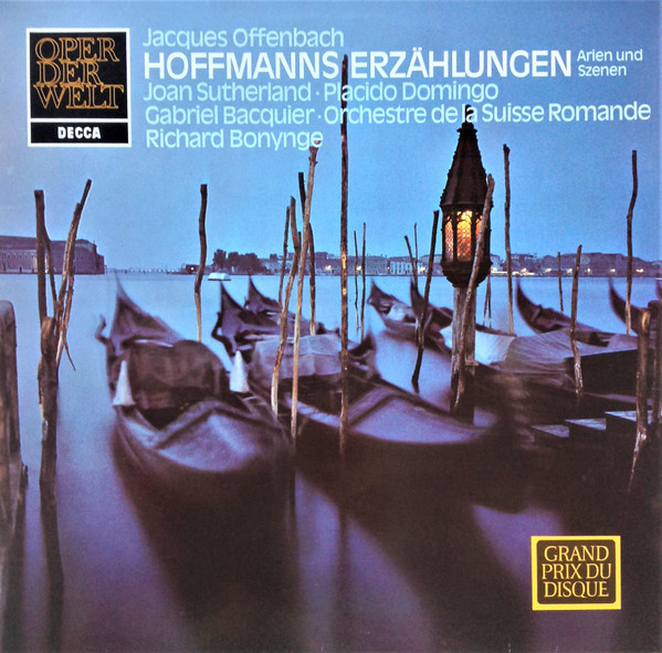 Bild Jacques Offenbach, Joan Sutherland ∙ Placido Domingo, Gabriel Bacquier ∙ L’Orchestre De La Suisse Romande, Richard Bonynge – Hoffmanns Erzählungen (Arien Und Szenen) | Classical Schallplatten Ankauf