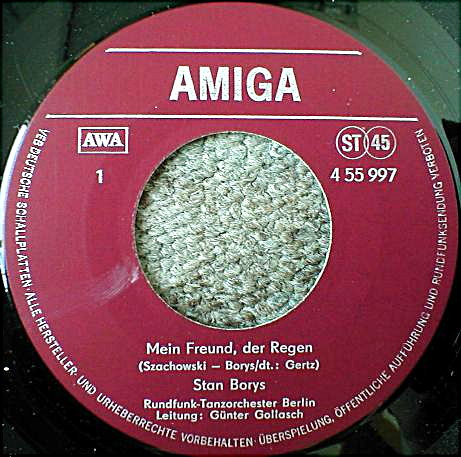 Cover zu Stan Borys - Mein Freund, Der Regen / Diese Liebe | 1974 | Vinyl | Rock, Funk / Soul | German Democratic Republic (GDR) Schallplatten Ankauf