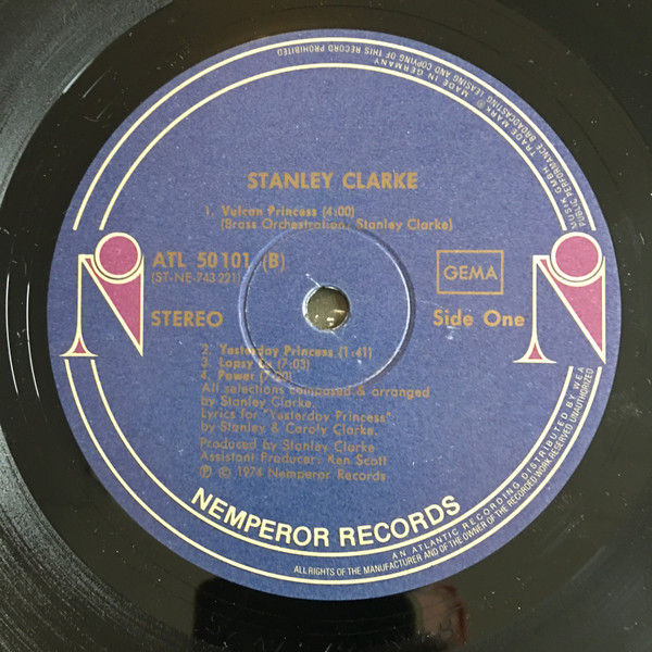 Cover zu Stanley Clarke - Stanley Clarke | Vinyl | Jazz | Germany Schallplatten Ankauf