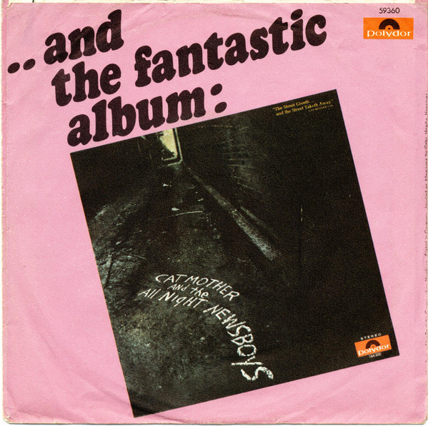 Cover zu Cat Mother And The All-Night Newsboys - Can You Dance To It? | 1969 | Vinyl | Rock | Germany Schallplatten Ankauf