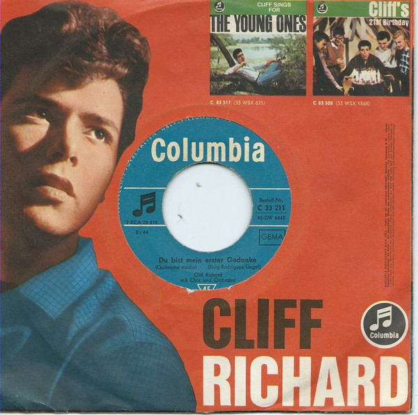 Cover zu Cliff Richard & The Shadows - Du Bist Mein Erster Gedanke / Was Ist Dabei | 1966 | Vinyl | Pop | Germany