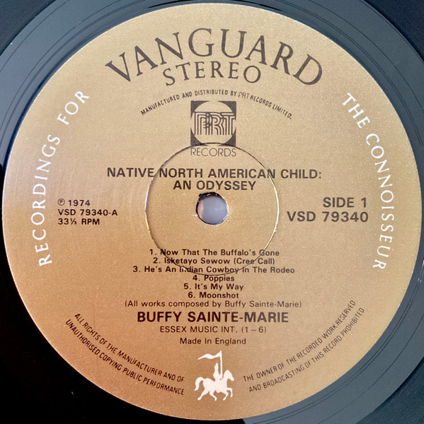 Cover zu Buffy Sainte-Marie - Native North-American Child: An Odyssey | 1974 | Vinyl | Rock | UK Schallplatten Ankauf