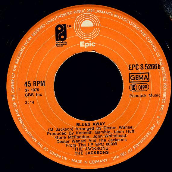 Cover zu The Jacksons - Show You The Way To Go / Blues Away | 1977 | Vinyl, 7