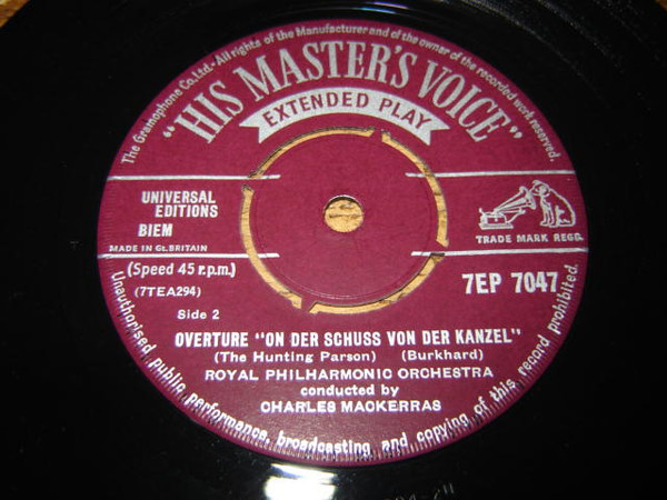 Cover zu Sir Charles Mackerras - Reznicek - Donna Diana | 1957 | Vinyl | Classical | UK
