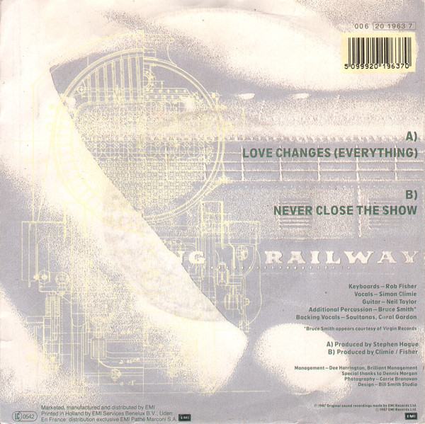Cover zu Climie Fisher - Love Changes (Everything) | 1987 | Vinyl | Electronic, Rock | Europe Schallplatten Ankauf