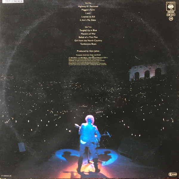 Cover zu Bob Dylan - Real Live | 1984 | Vinyl | Rock | Europe