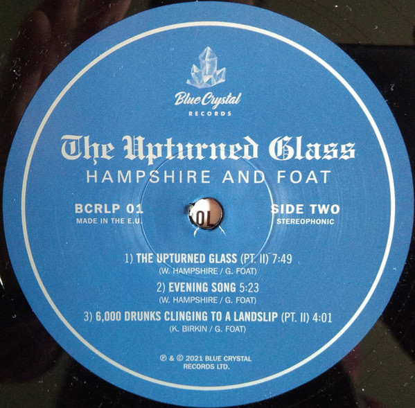 Cover zu Warren Hampshire and Greg Foat - The Upturned Glass | 2021 | Vinyl | Jazz | UK