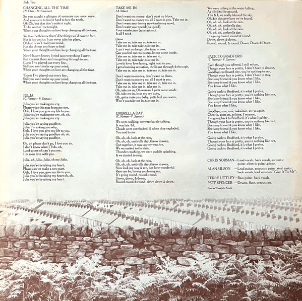 Cover zu Smokie - Changing All The Time | 1975 | Vinyl | Rock | Germany