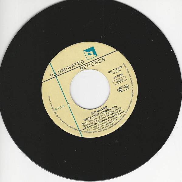 Cover zu 400 Blows - Let The Music Play | 1986 | Vinyl | Electronic, Funk / Soul | Germany Schallplatten Ankauf