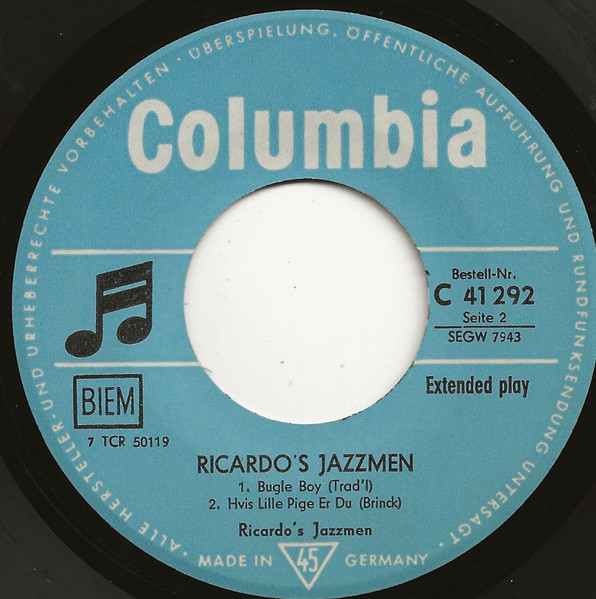 Cover zu Ricardo's Jazzmen - Ricardo's Jazzmen | Vinyl | Jazz | Germany