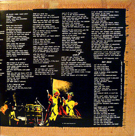 Cover zu Bob Marley & The Wailers - Rastaman Vibration | 1977 | Vinyl | Reggae | UK Schallplatten Ankauf
