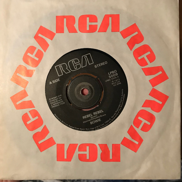 Cover zu David Bowie - Rebel Rebel | Vinyl | Rock | UK Schallplatten Ankauf