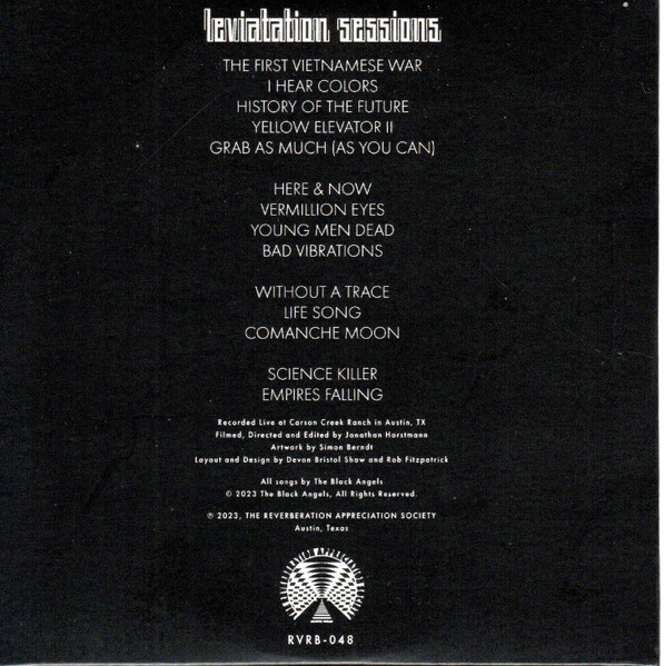 Cover zu The Black Angels - Levitation Sessions | 2023 | Vinyl | Rock | USA & Europe