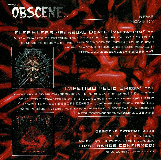 Cover zu Squash Bowels - No Mercy | 2004 | CD, Album, Enhanced | Rock | Czech Republic