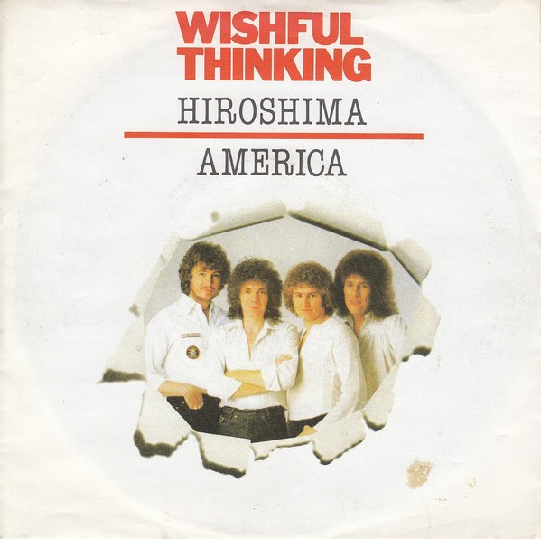 Cover zu Wishful Thinking - Hiroshima / America | 1985 | Vinyl, 7